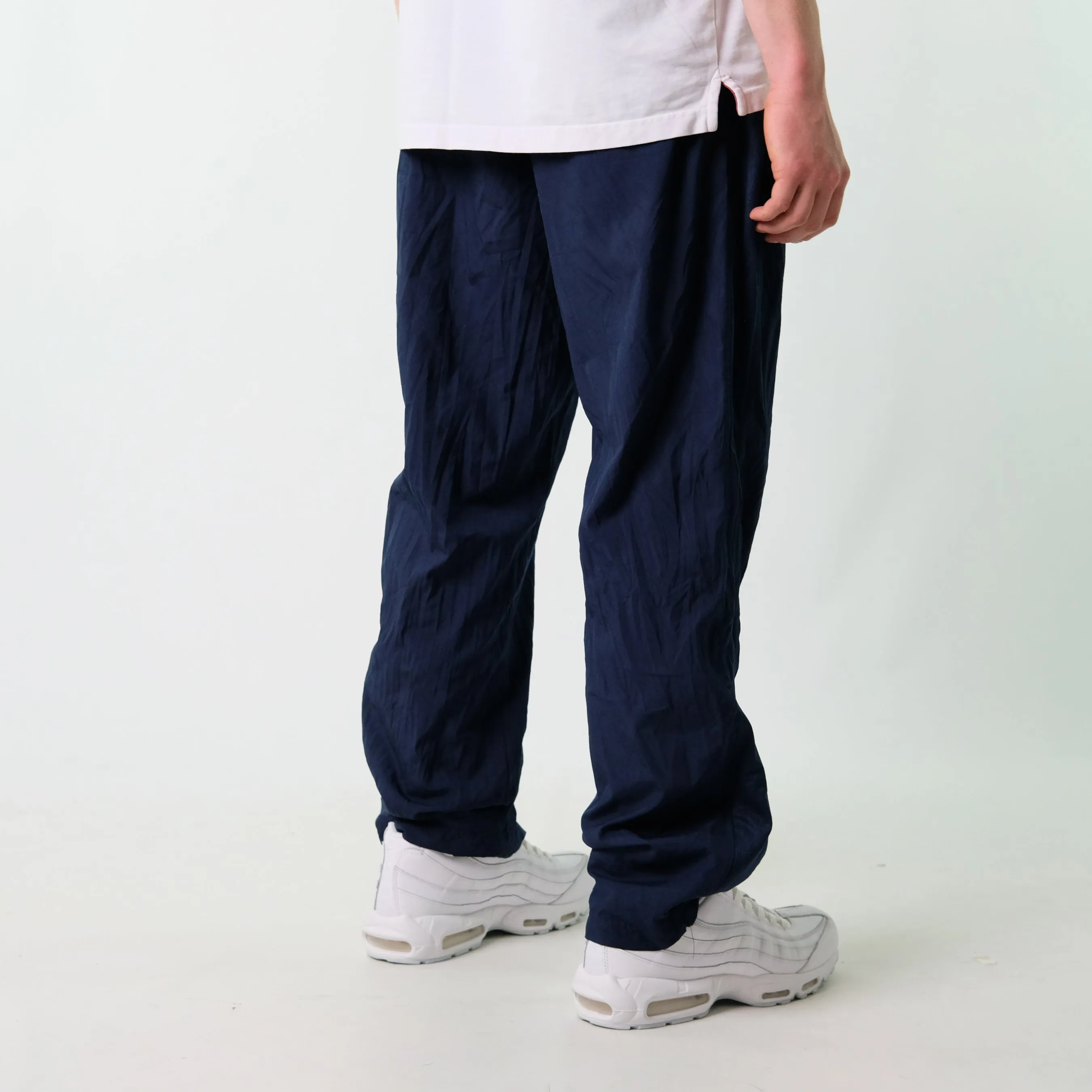 Navy Blue y2ks Nike Tracksuit Bottoms  Baggy Pants (34x32)