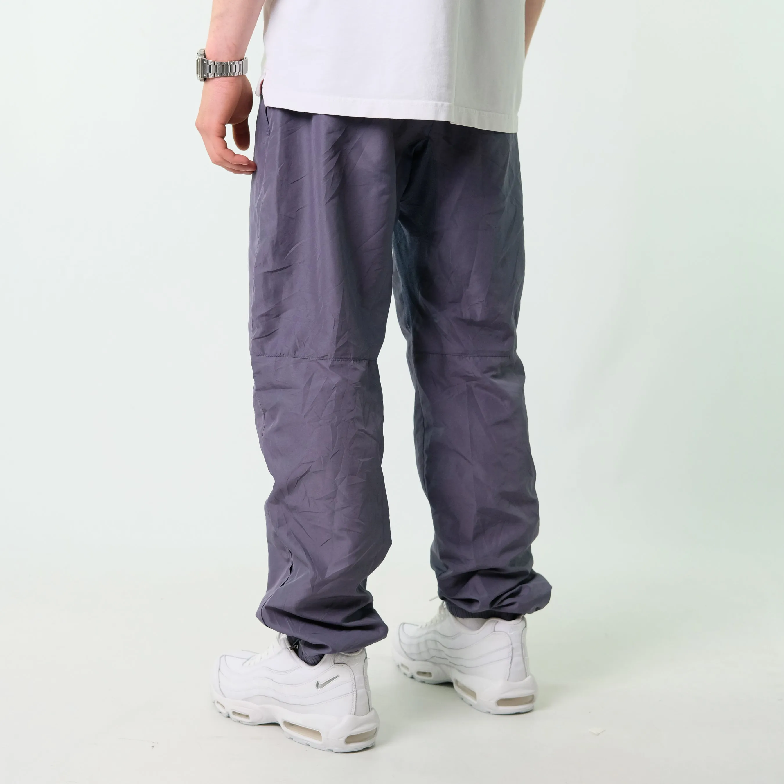 Navy Blue y2ks Nike Tracksuit Bottoms  Baggy Pants (38x32)