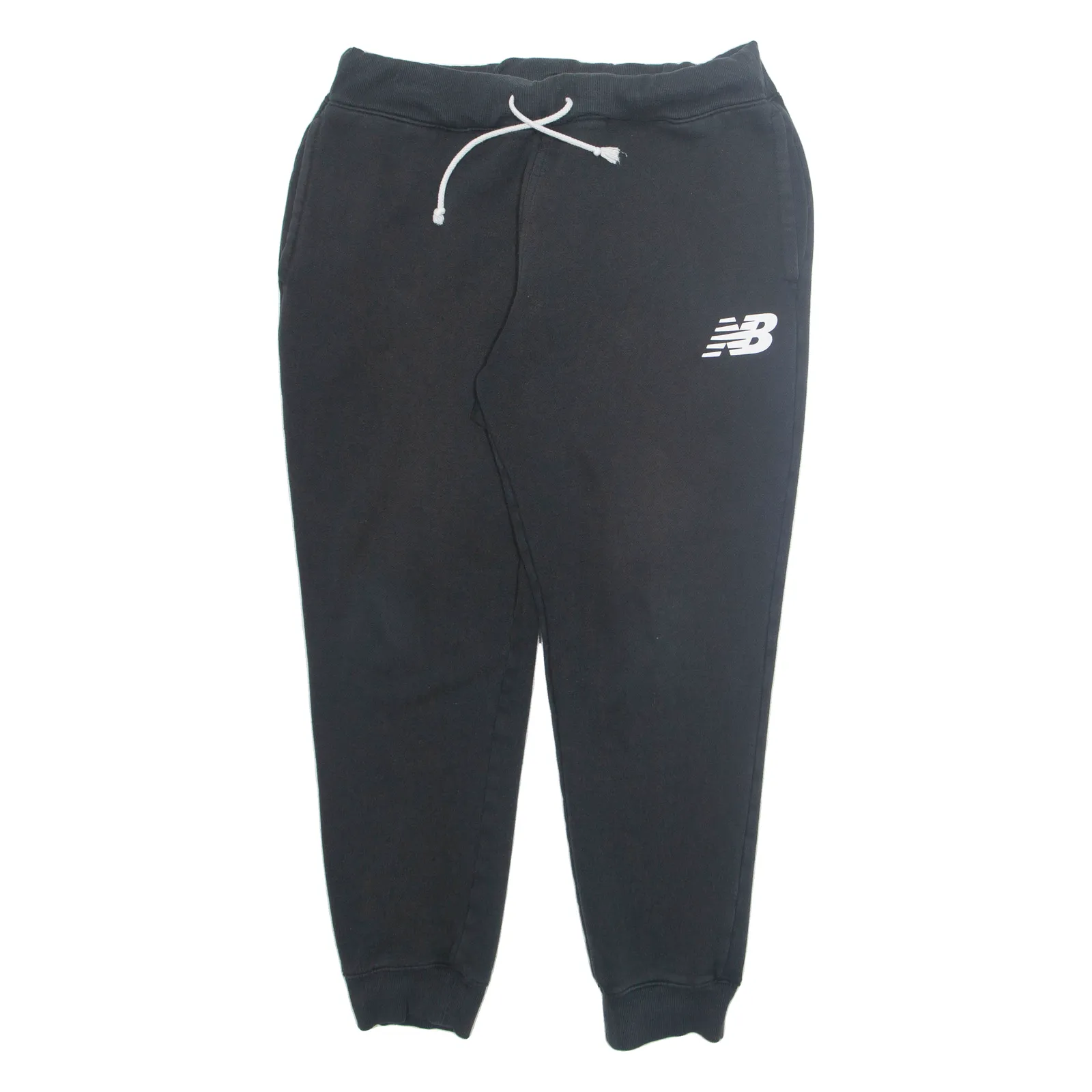 NEW BALANCE Mens Joggers Black Tapered L W30 L27