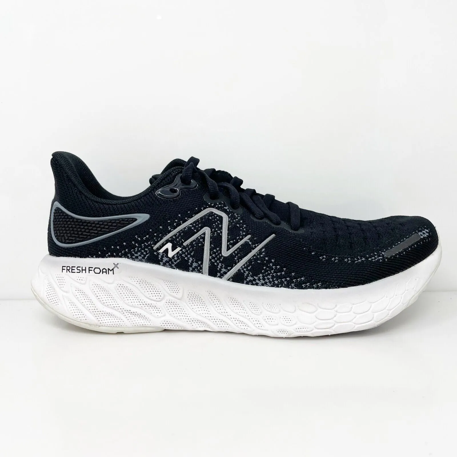 New Balance Womens FF X 1080 V12 W1080B12 Black Running Shoes Sneakers Sz 7.5 B