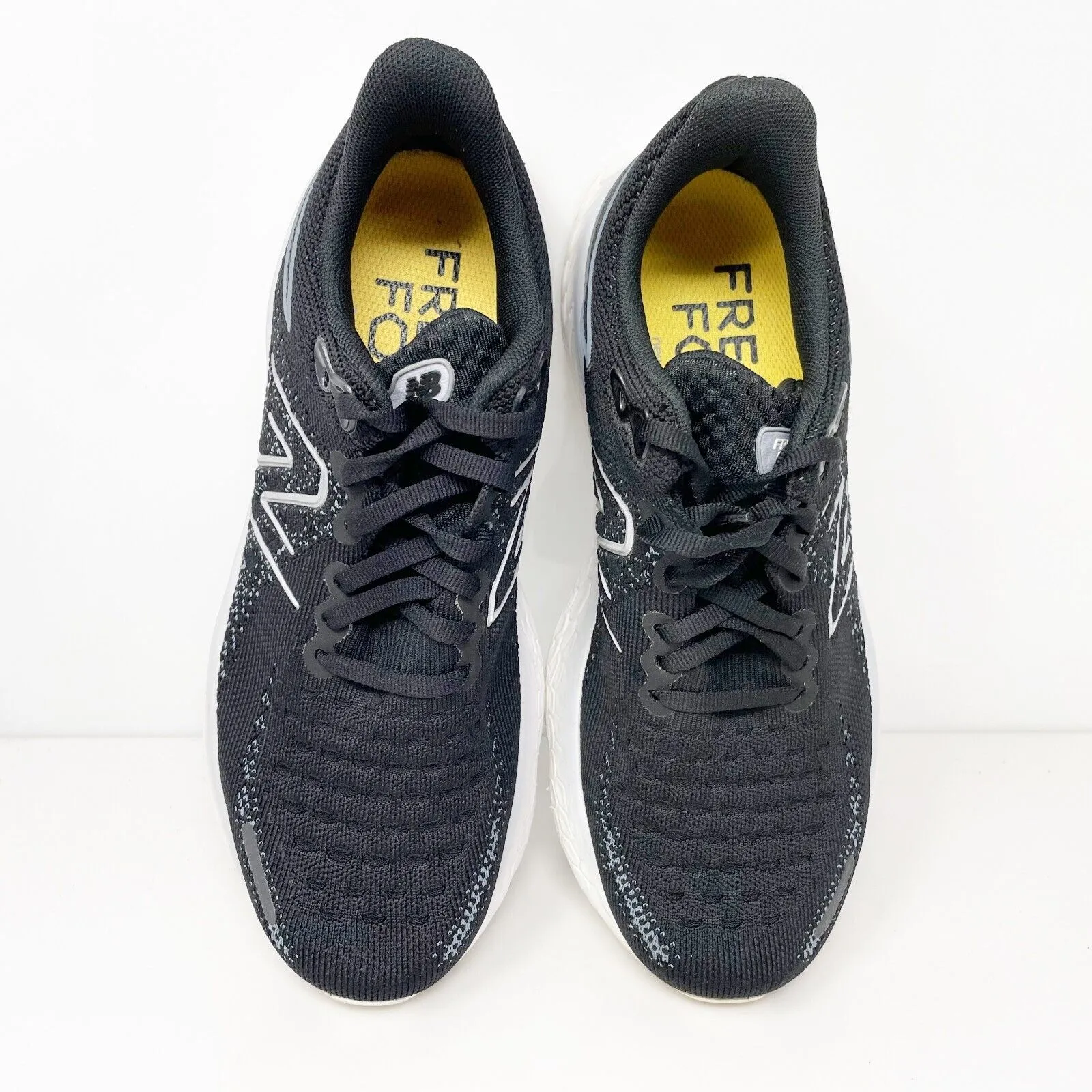 New Balance Womens FF X 1080 V12 W1080B12 Black Running Shoes Sneakers Sz 7.5 B