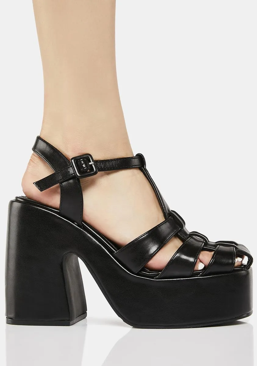 New Beginnings Platform Heels-