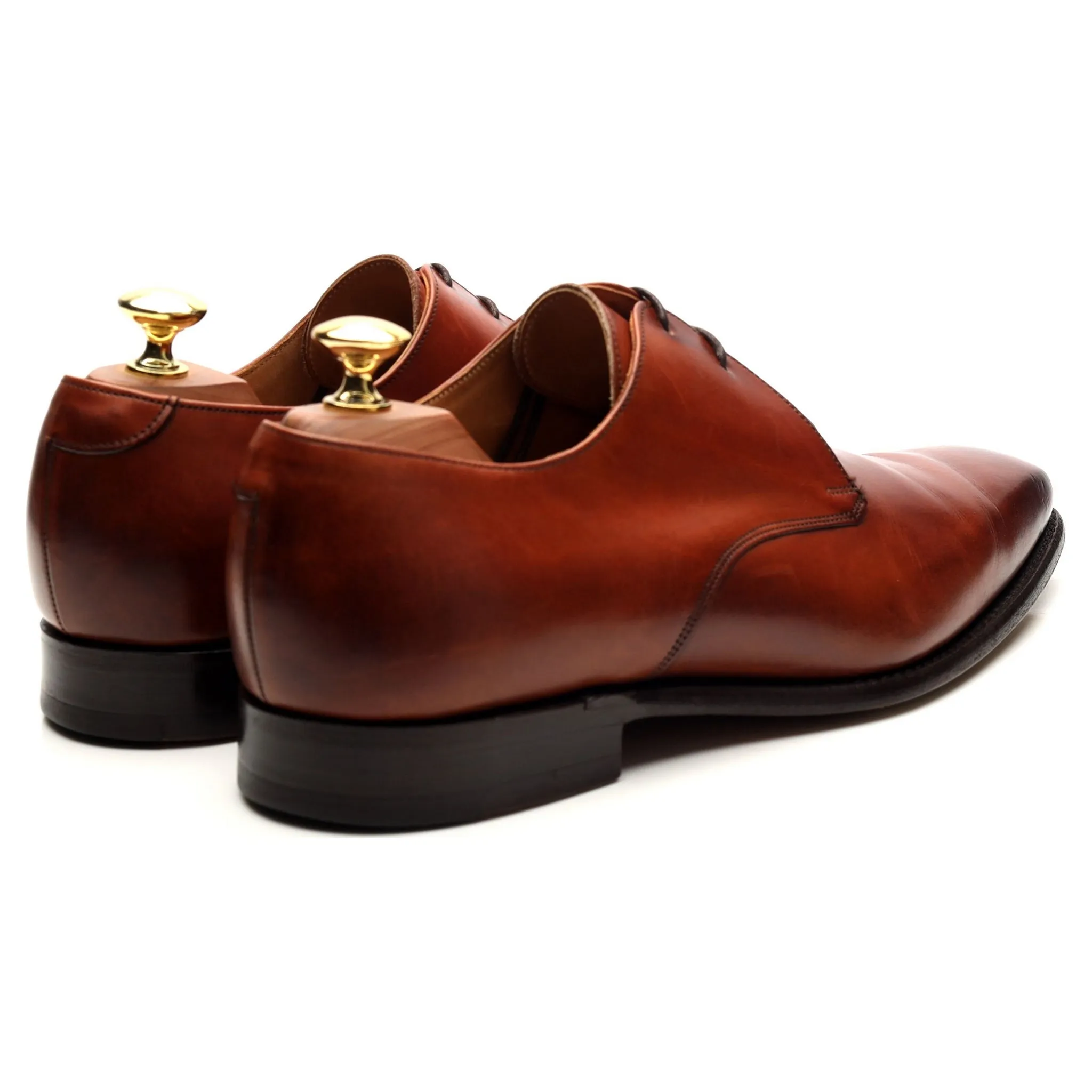 'Newman' Tan Brown Leather Derby UK 8.5 F