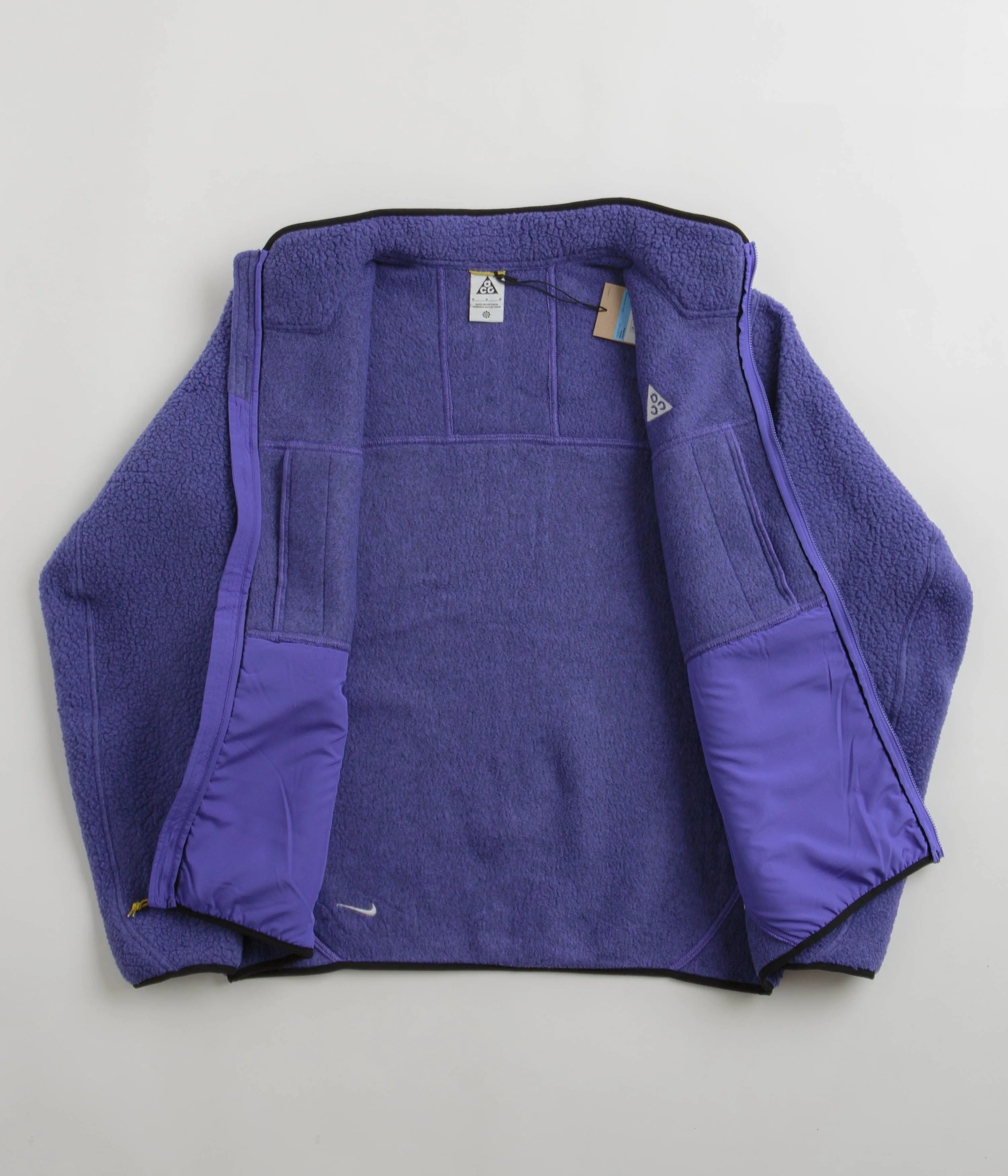 Nike ACG Arctic Wolf Full Zip Fleece - Persian Violet Black Summit White