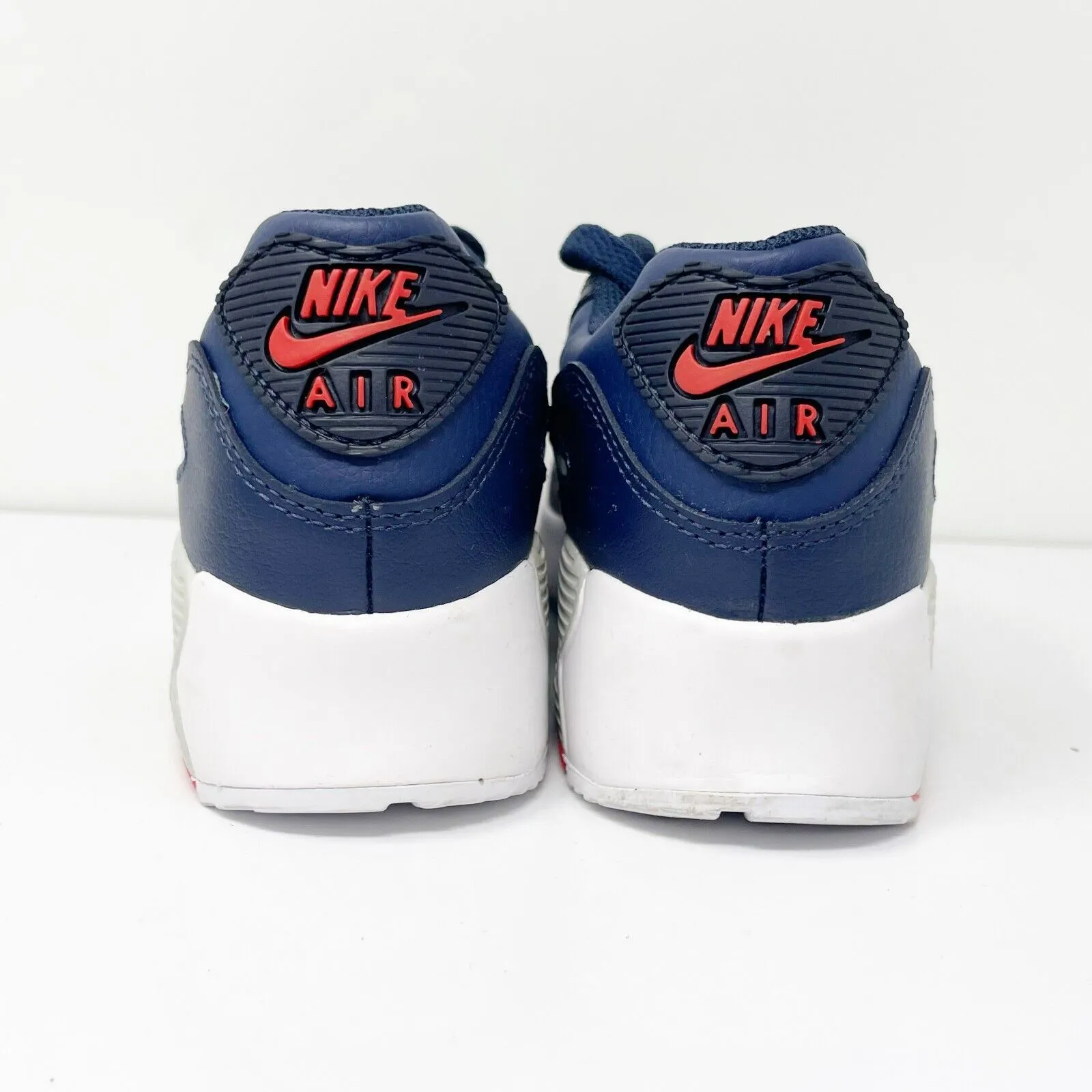 Nike Boys Air Max 90 DV3608-400 Blue Running Shoes Sneakers Size 3Y