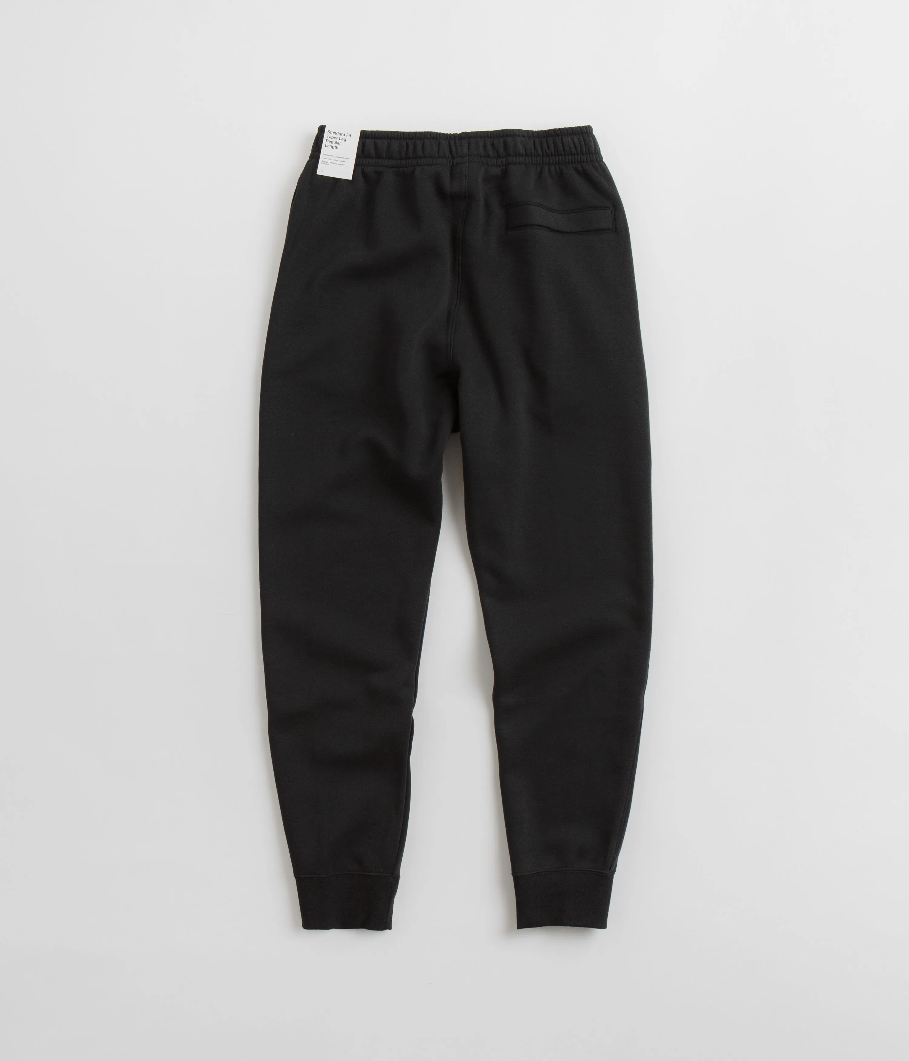 Nike Club Fleece Joggers - Black White.