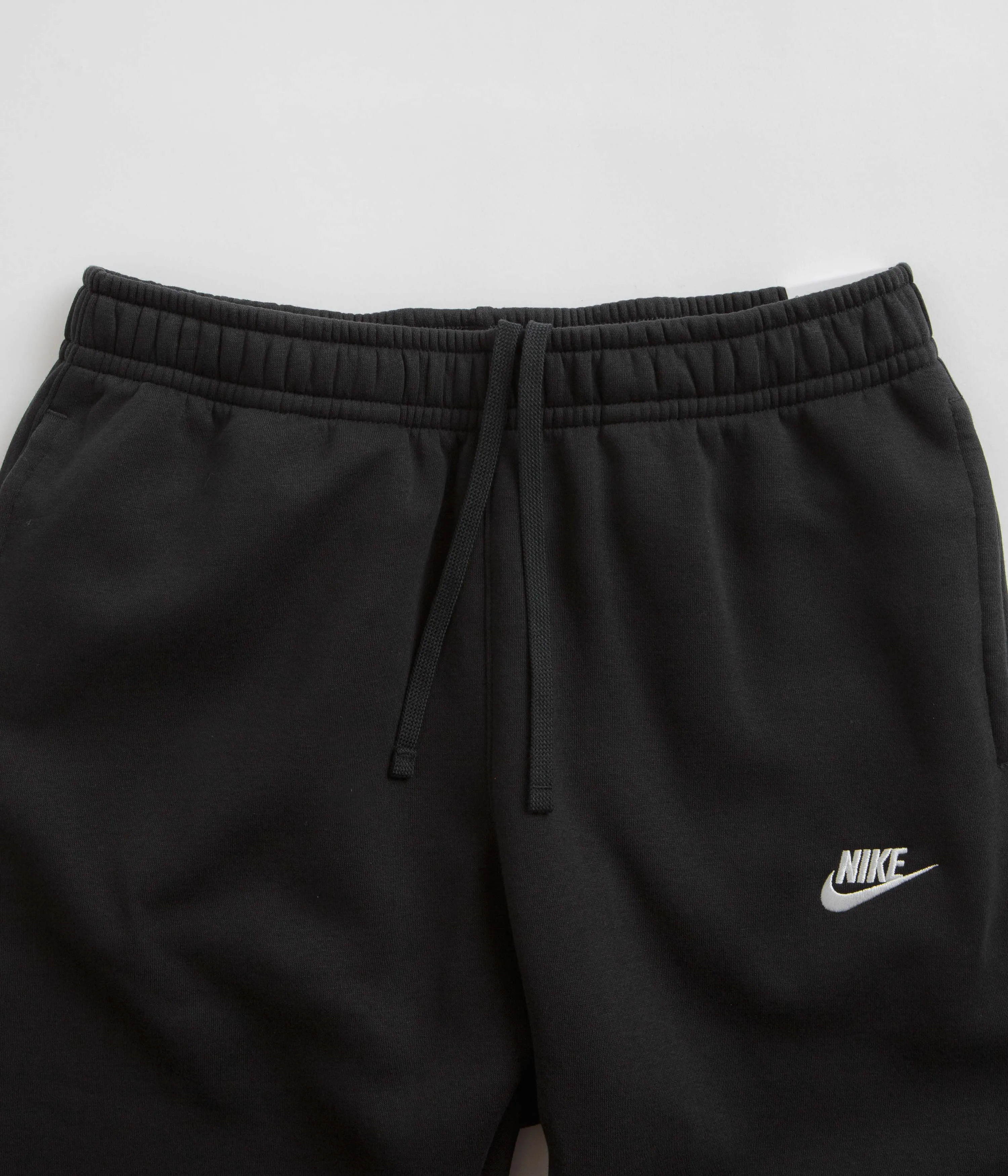 Nike Club Fleece Joggers - Black White.