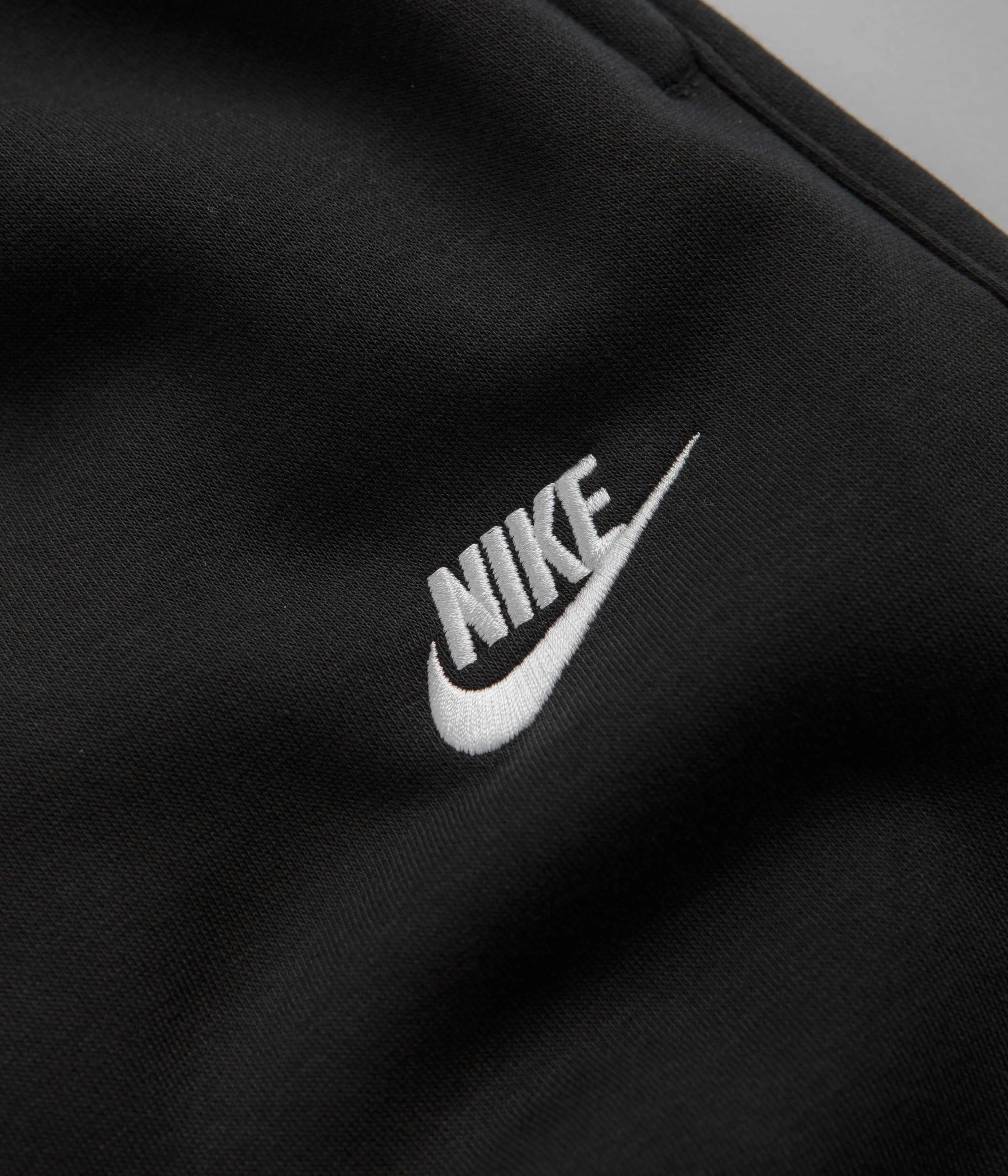 Nike Club Fleece Joggers - Black White.