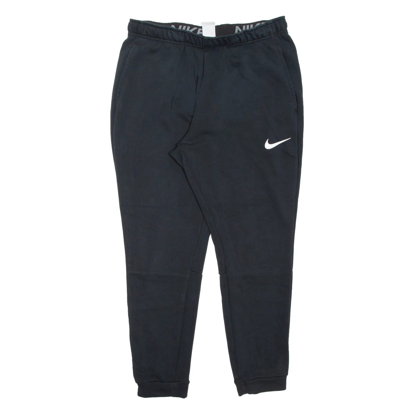 NIKE Mens Joggers Black Tapered XL W34 L29