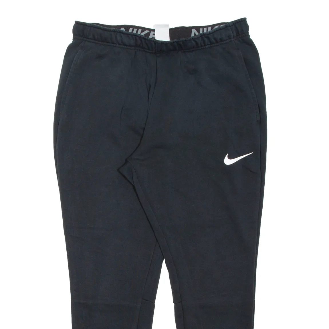 NIKE Mens Joggers Black Tapered XL W34 L29