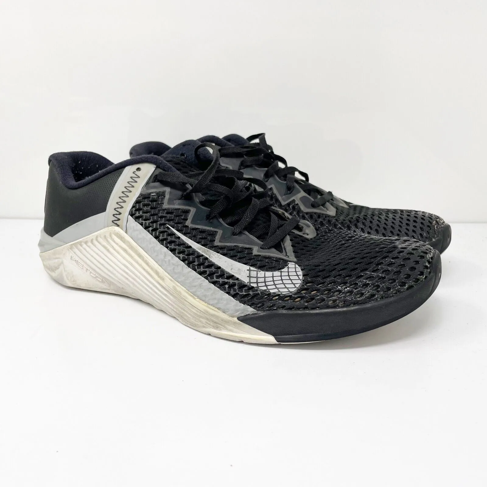 Nike Mens Metcon 6 CK9388-010 Black Running Shoes Sneakers Size 10.5