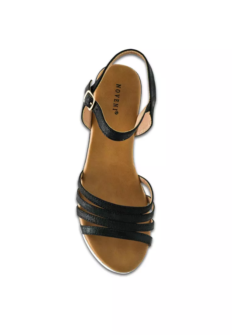 NOVENI Noveni Sling Back Solid Tone Casual Heels