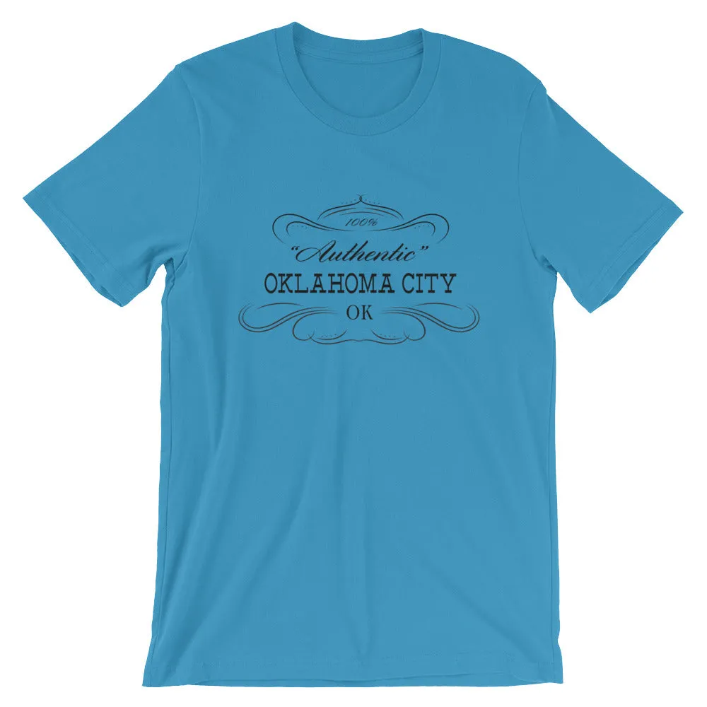 Oklahoma City OK Short-Sleeve Unisex T-Shirt Autentico.