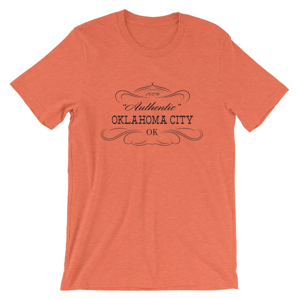 Oklahoma City OK Short-Sleeve Unisex T-Shirt Autentico.