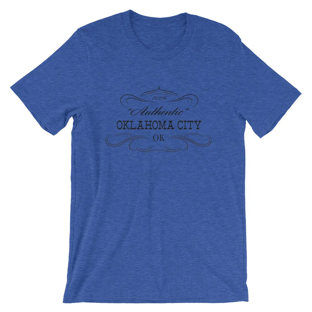 Oklahoma City OK Short-Sleeve Unisex T-Shirt Autentico.