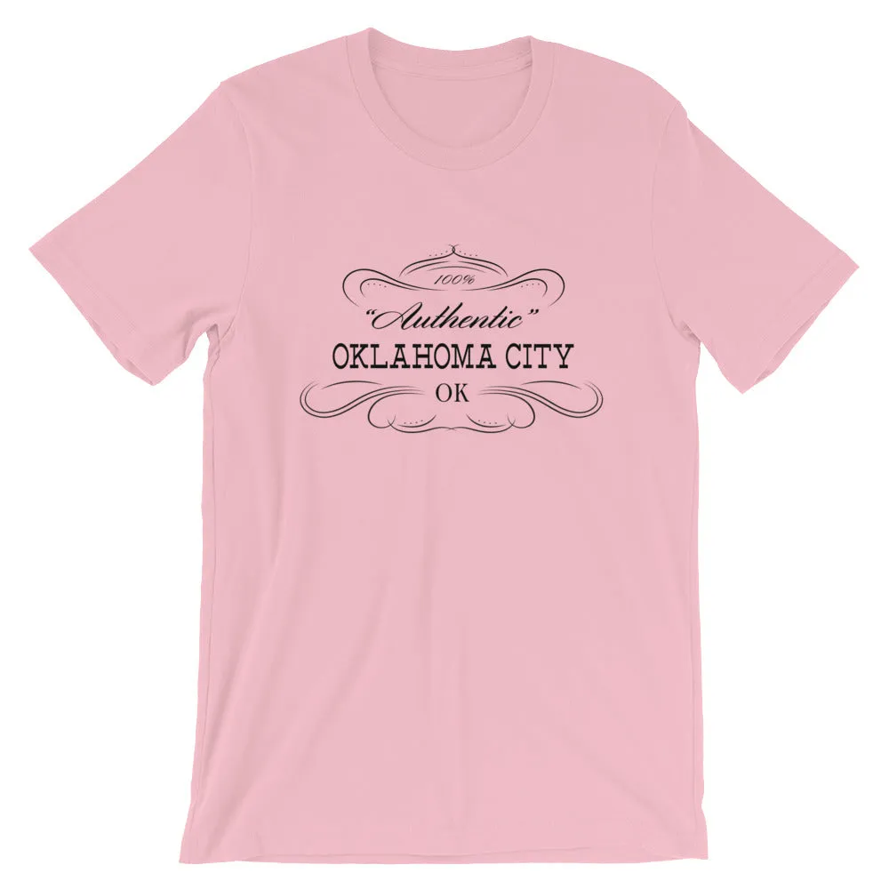 Oklahoma City OK Short-Sleeve Unisex T-Shirt Autentico.