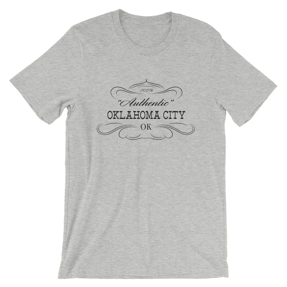 Oklahoma City OK Short-Sleeve Unisex T-Shirt Autentico.