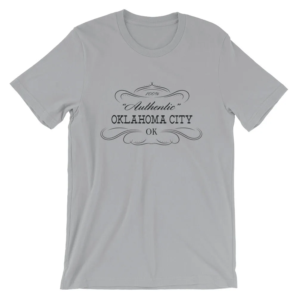 Oklahoma City OK Short-Sleeve Unisex T-Shirt Autentico.