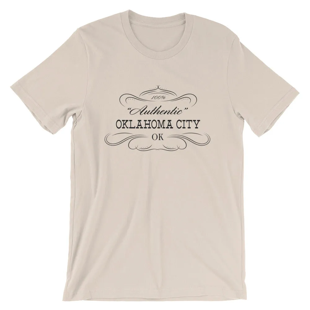 Oklahoma City OK Short-Sleeve Unisex T-Shirt Autentico.