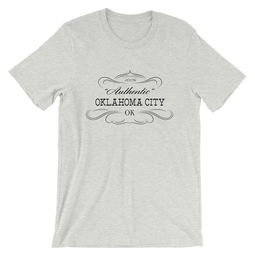 Oklahoma City OK Short-Sleeve Unisex T-Shirt Autentico.