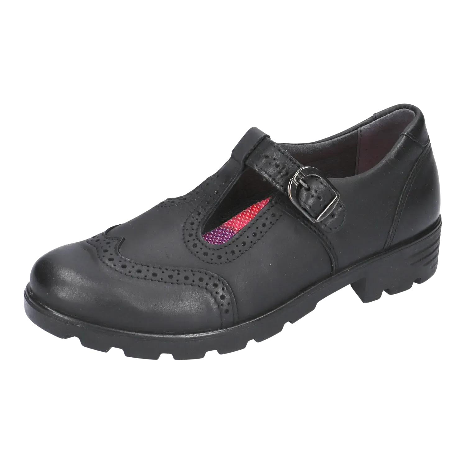 Olivia School Shoes for Girls in Black