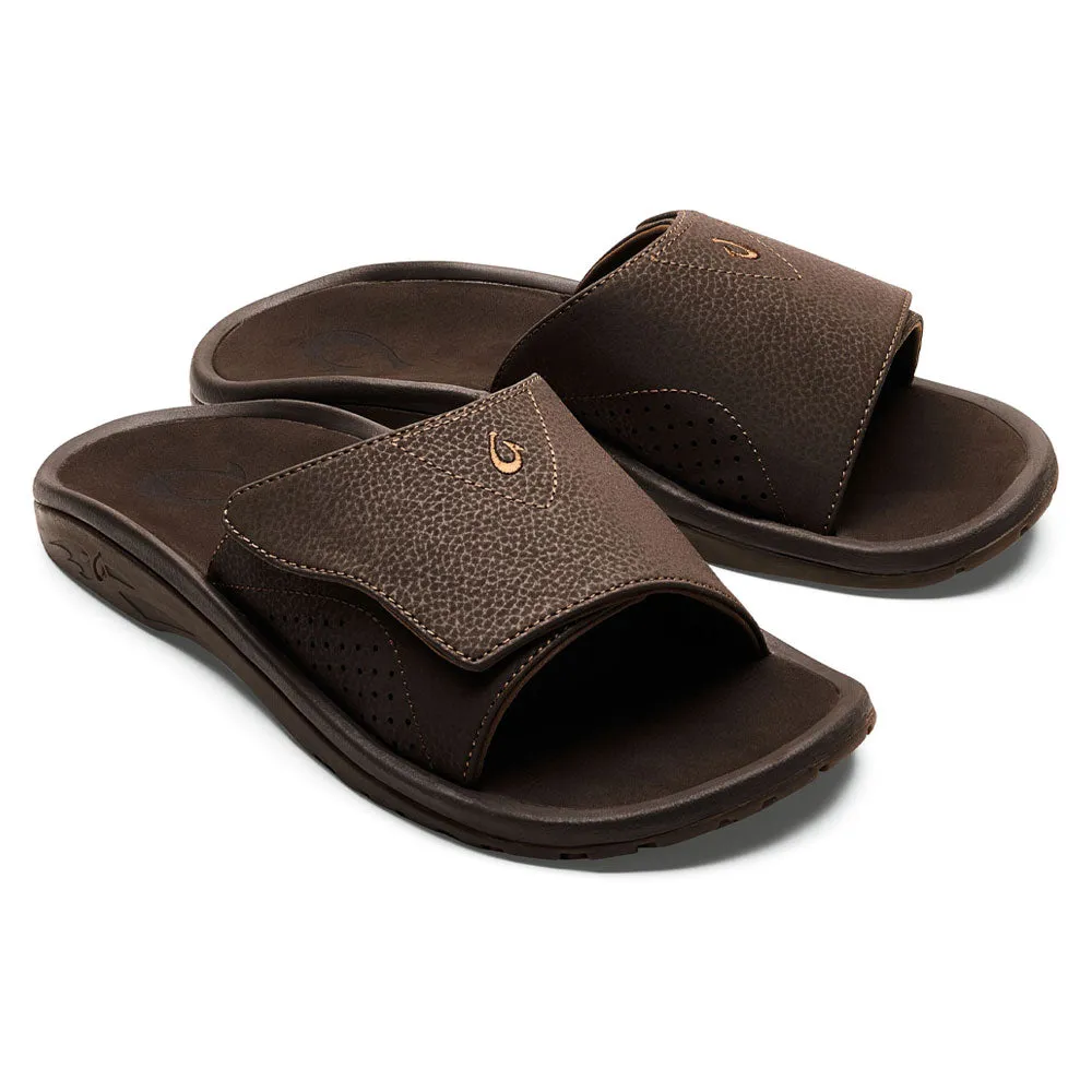 OluKai Nalu Slide Sandal Dark Java (Men's)