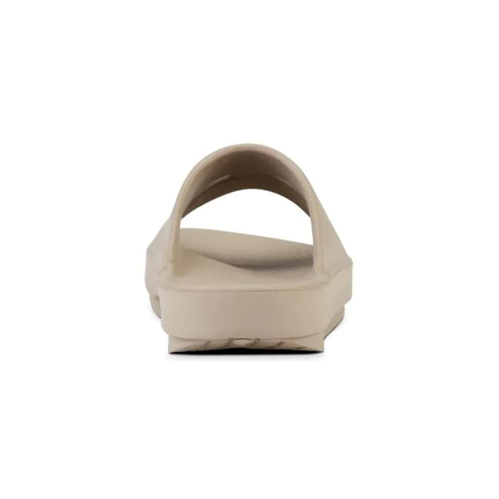 OOFOS OOahh Slide Nomad Taupe Sandal (Unisex)