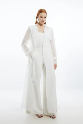 Organdie Trench Coat by Karen Millen