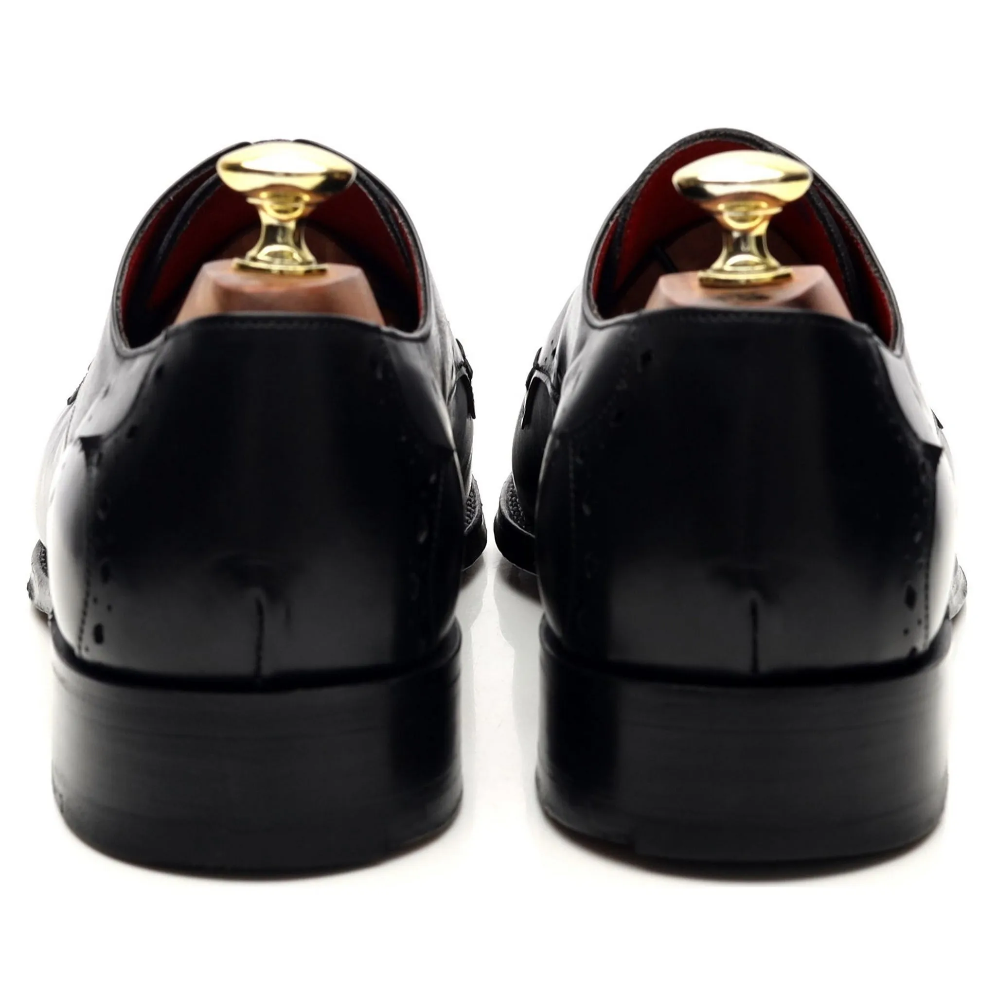 'O'Toole' Black Leather Derby UK 7