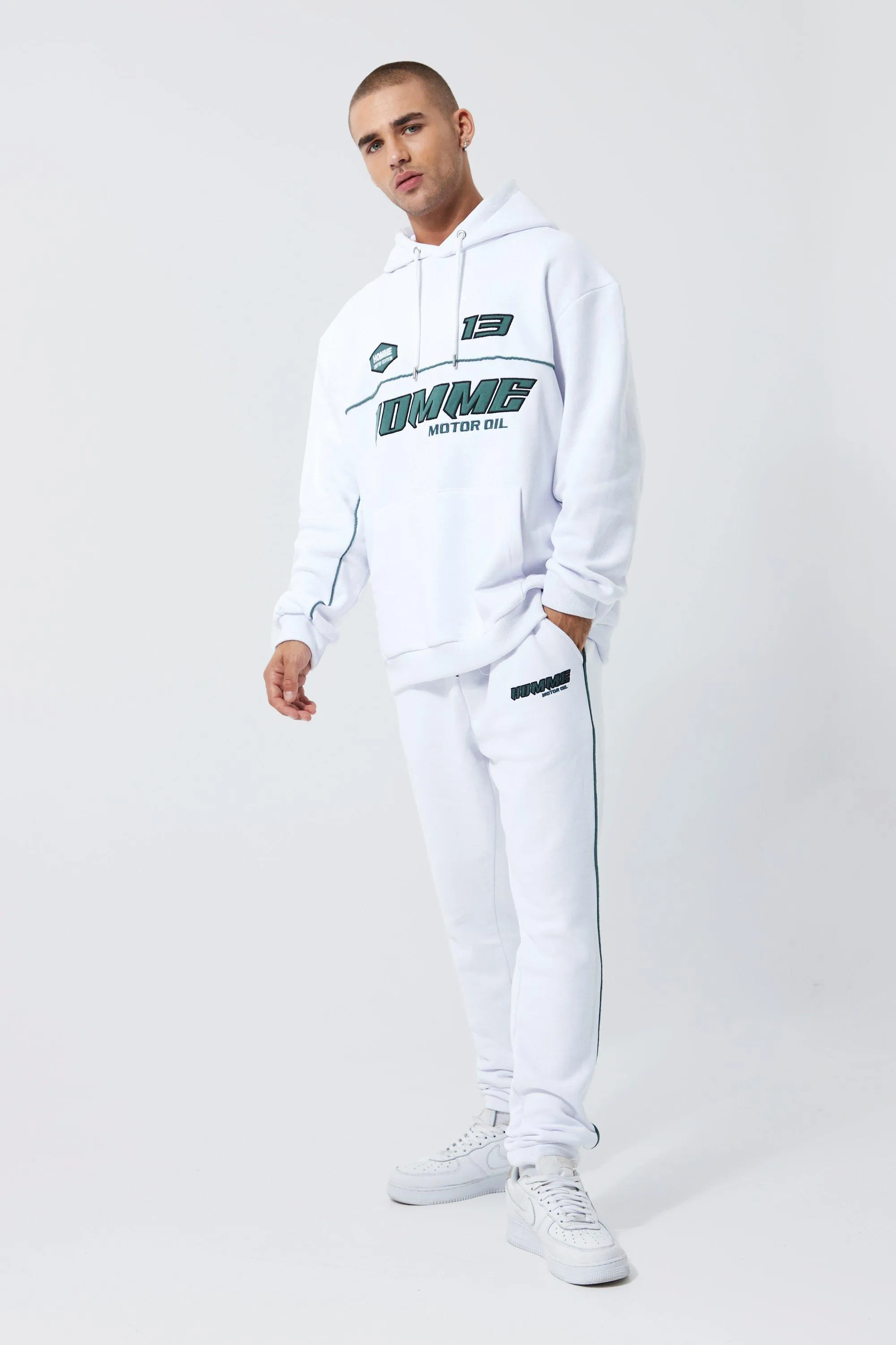 Applique Motorsport Oversized Tracksuit