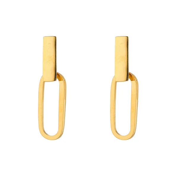 PAPERCLIP EARRINGS - KNIGHT AND DAY