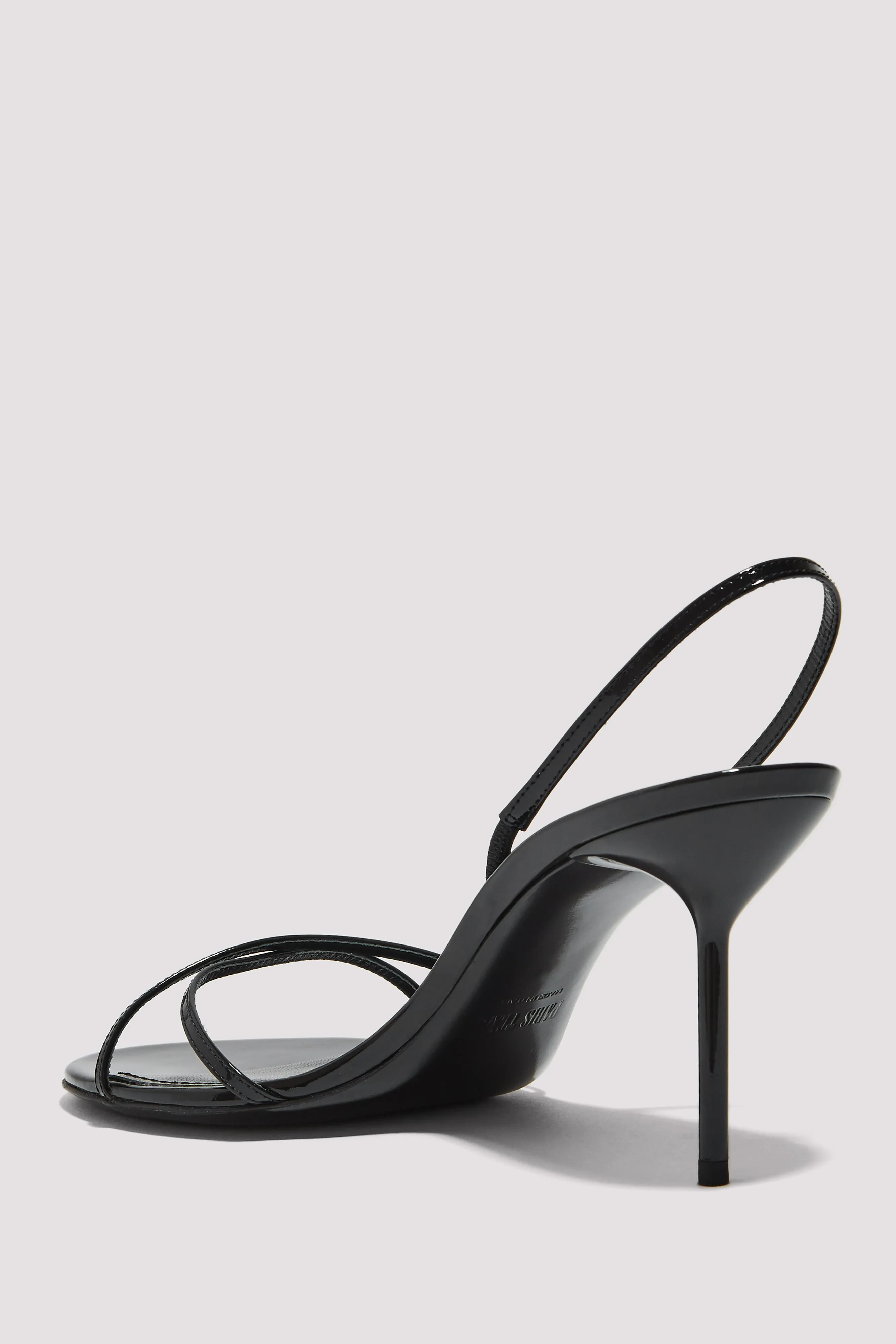 Paris Texas  Black Liz 70 Sling Back Heels