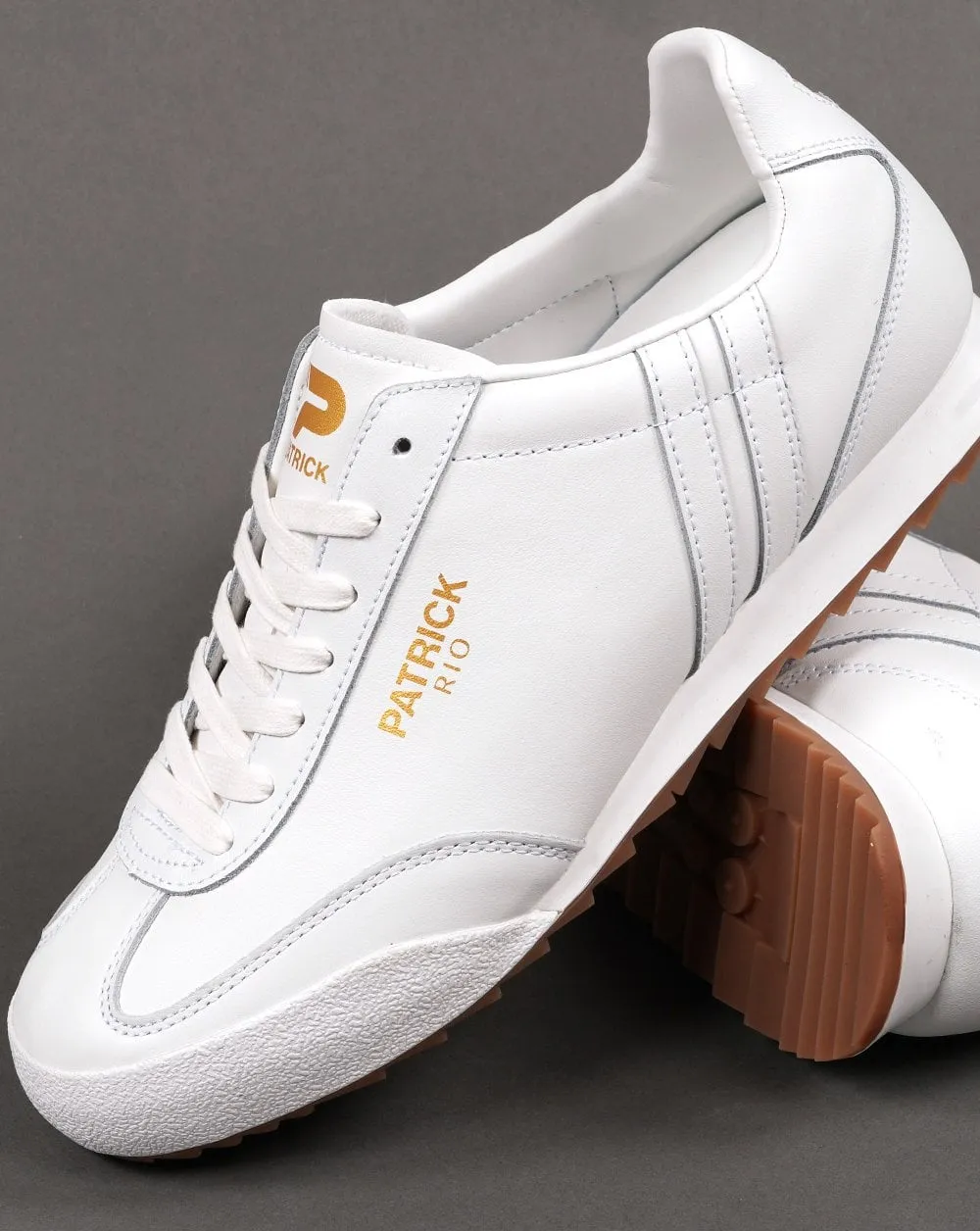 Patrick Rio Trainers White Leather