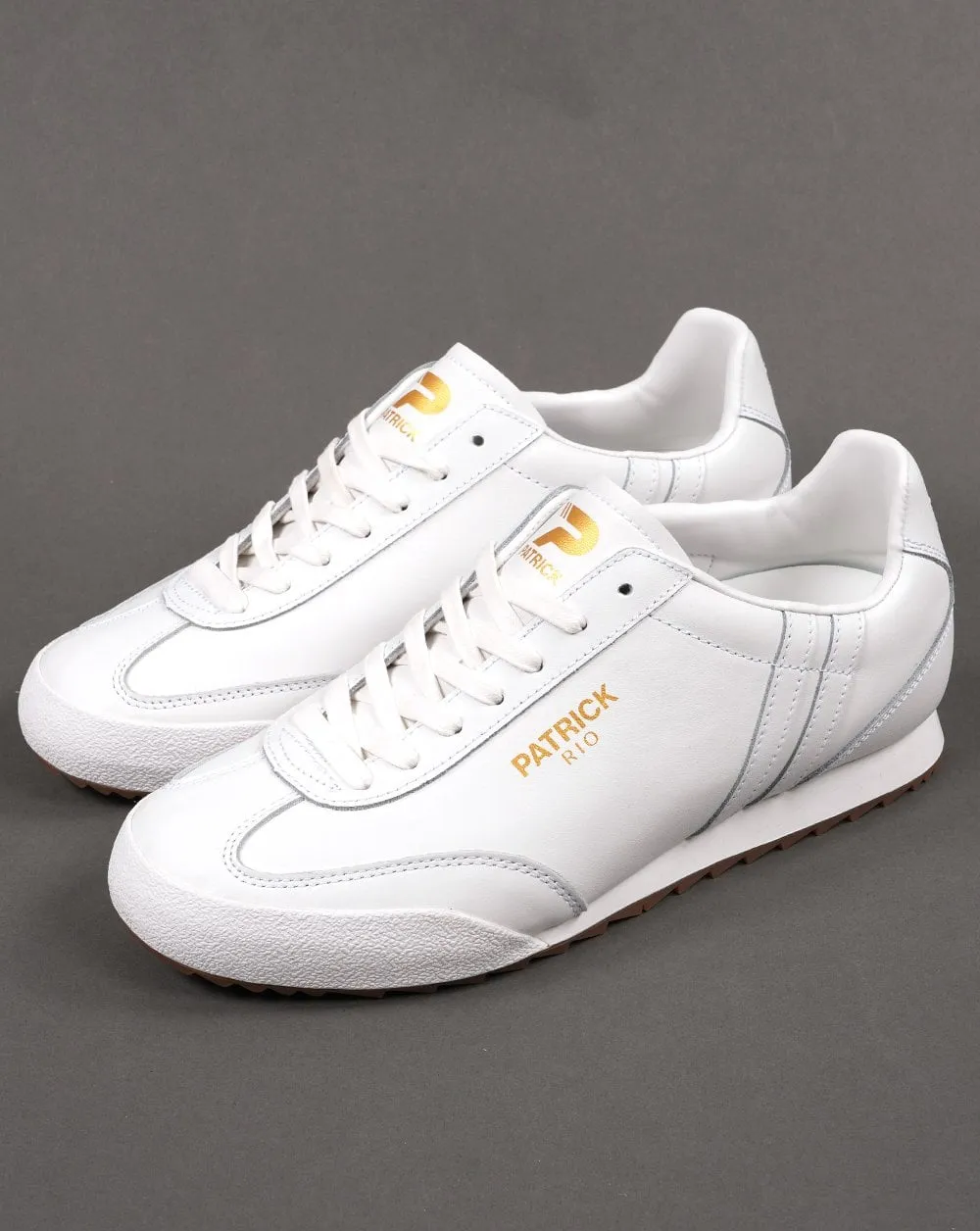 Patrick Rio Trainers White Leather