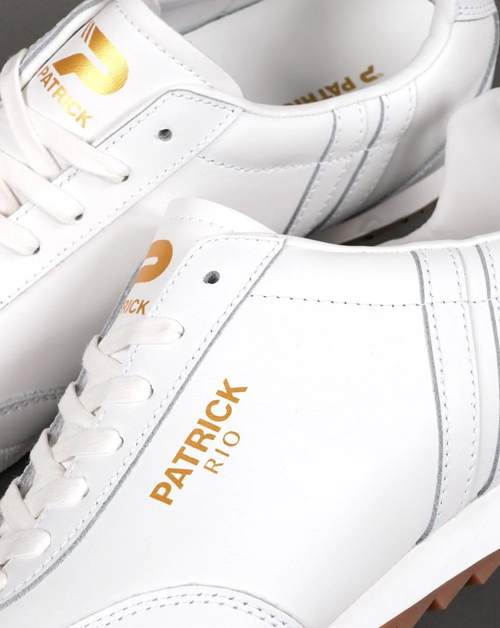 Patrick Rio Trainers White Leather