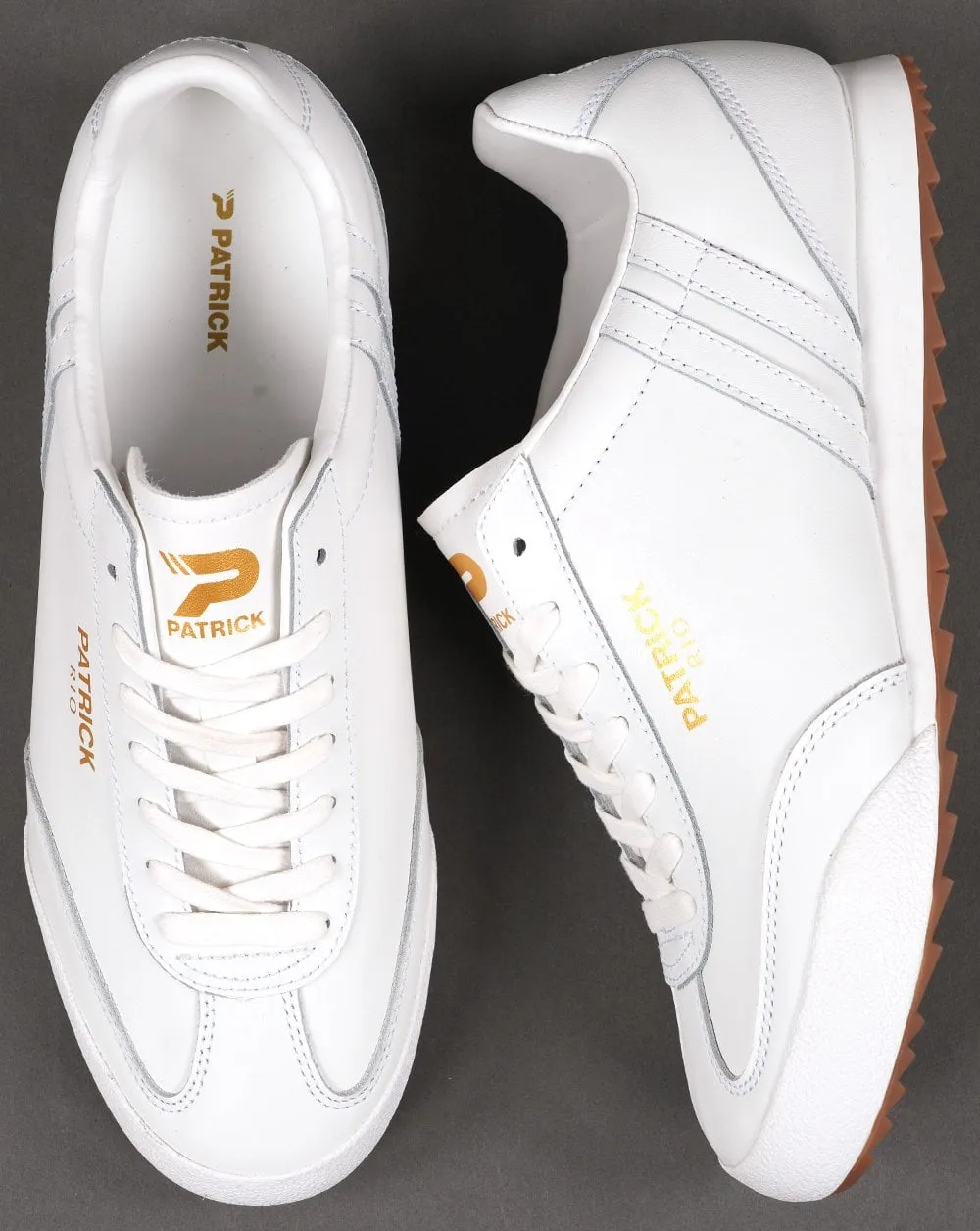 Patrick Rio Trainers White Leather