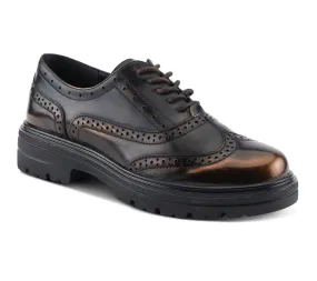 Spring Step Metallic Burnished Oxfords by Patrizia Men's Live By The Trade Tee