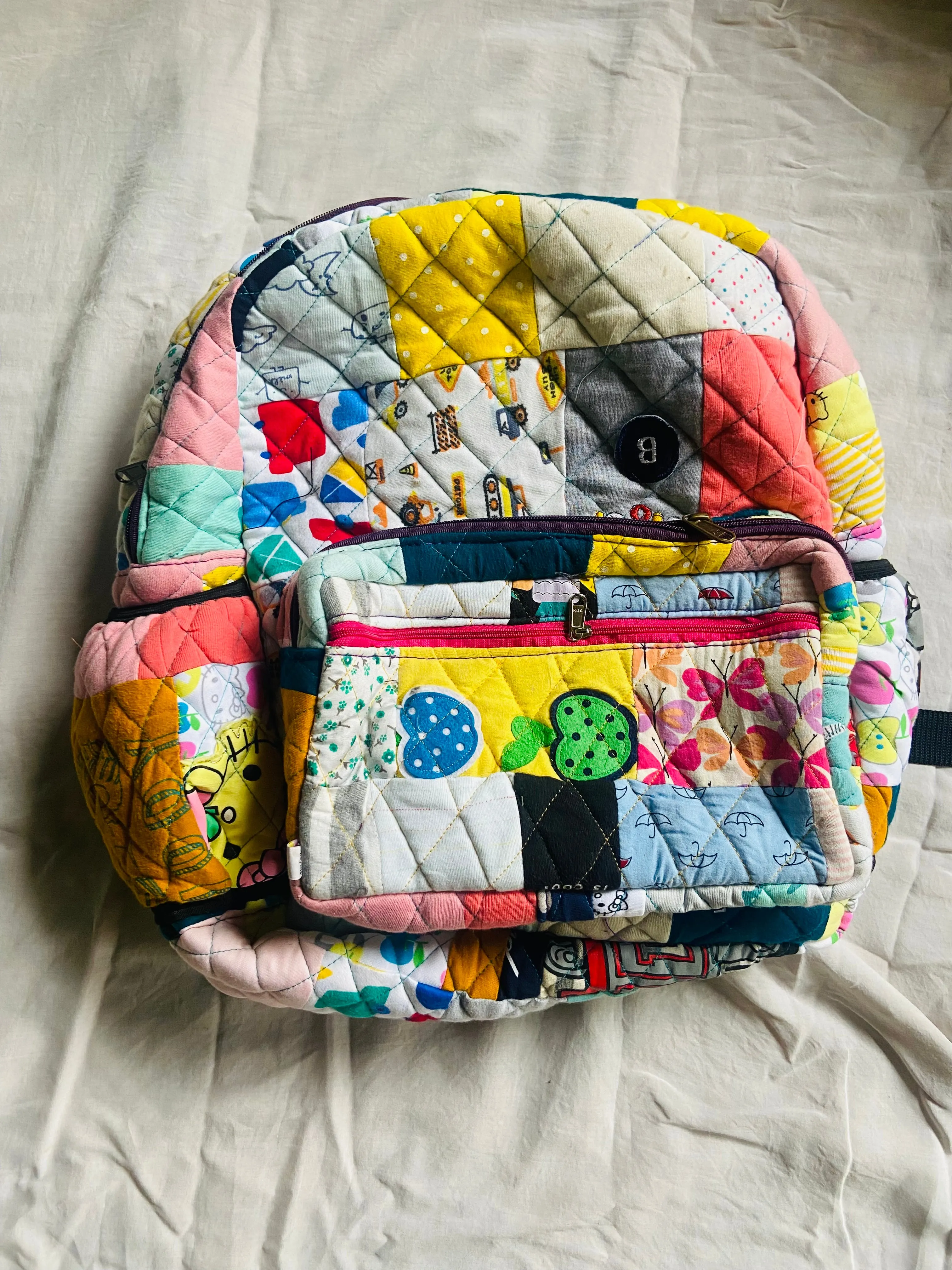 Personalized Memory Backpack - Crafted from Children's Clothes