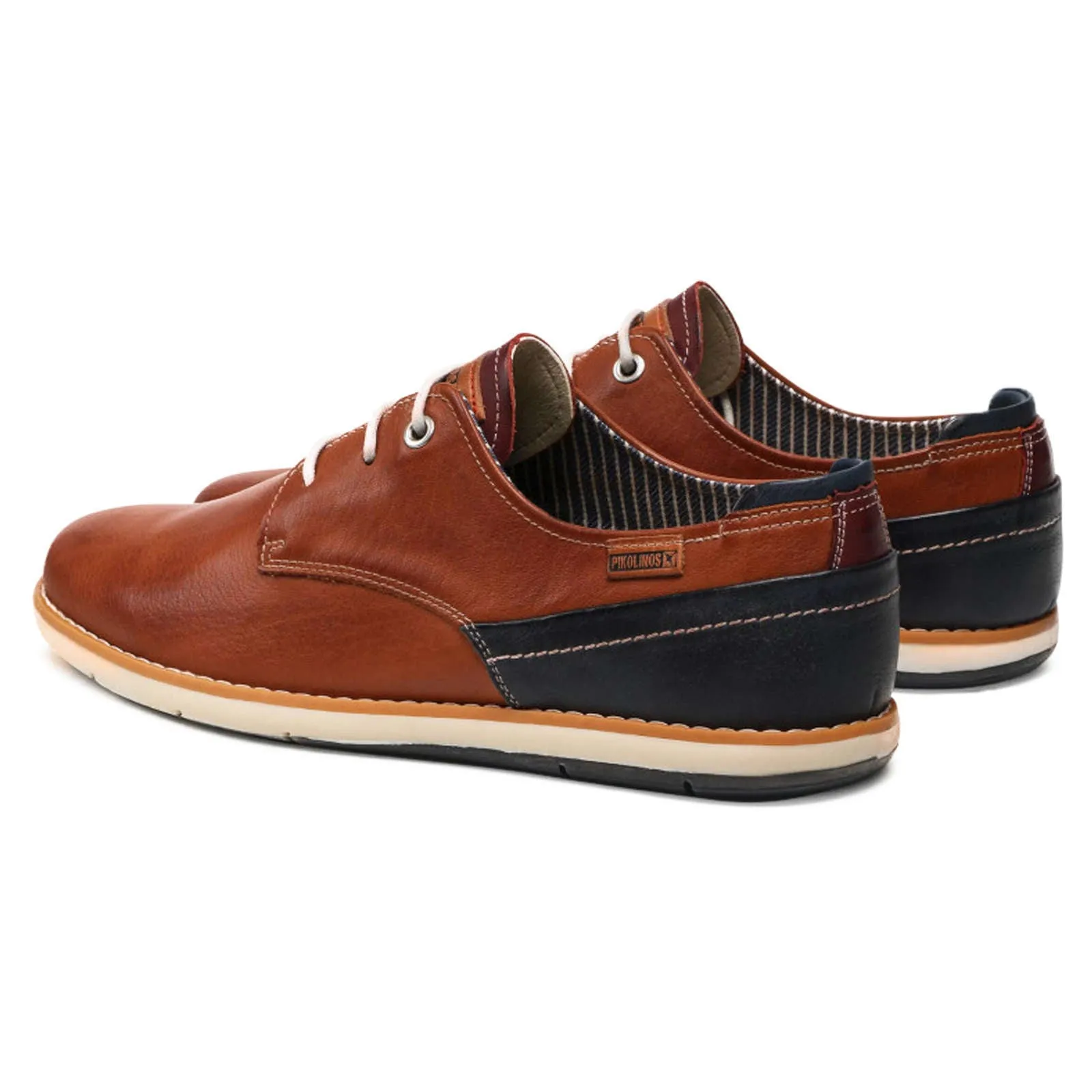 Pikolinos Mens Shoes Jucar M4E-4104 Casual Derby Lace-Up Low-Profile Leather - UK 9.5-10