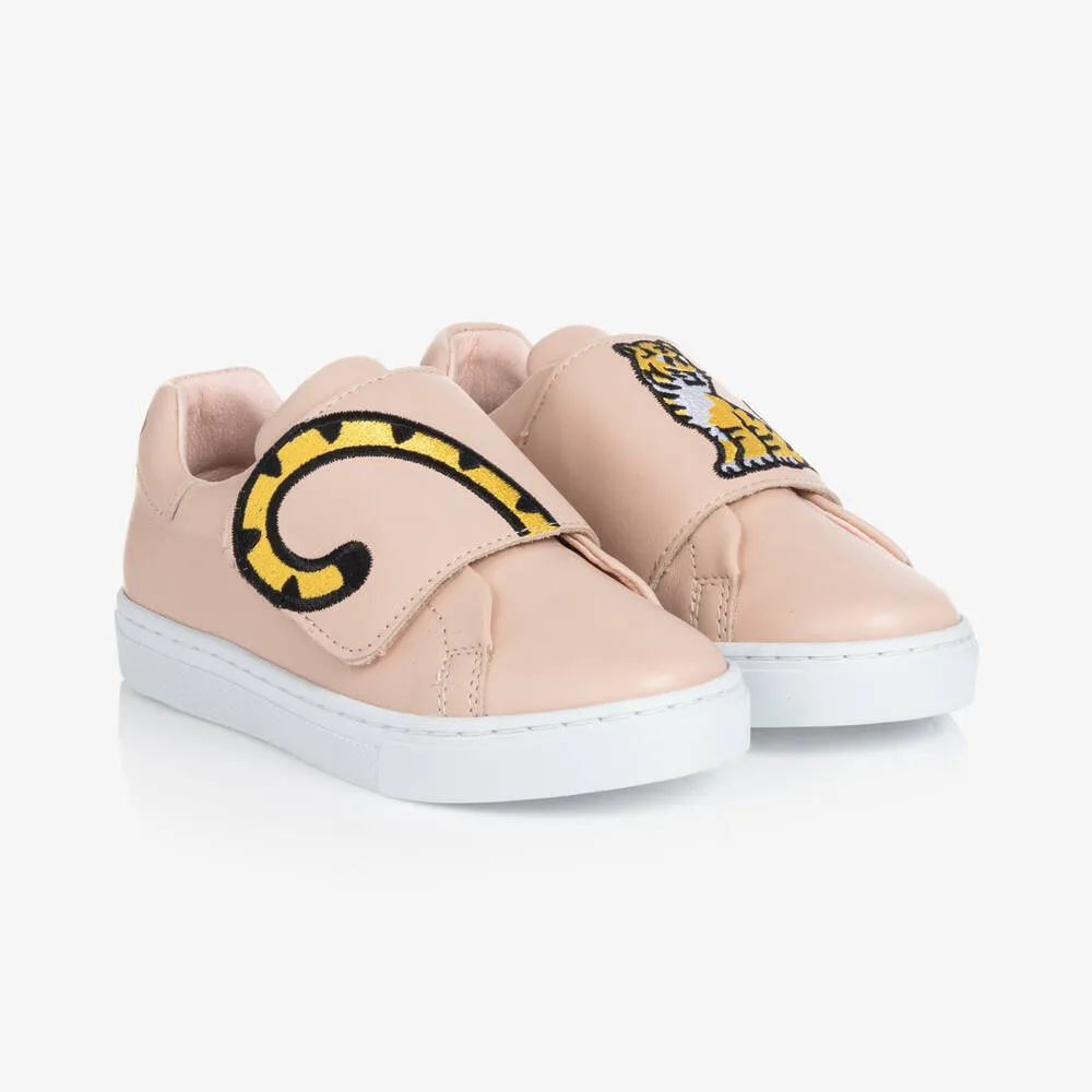 Pink KOTORA Leather Trainers