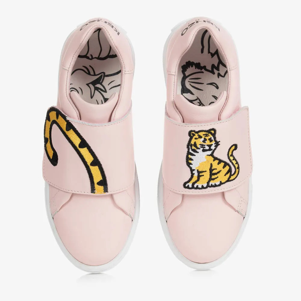 Pink KOTORA Leather Trainers