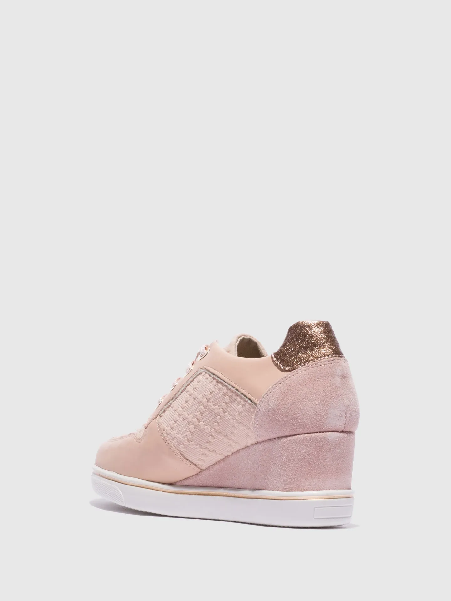 Pink Wedge Shoes