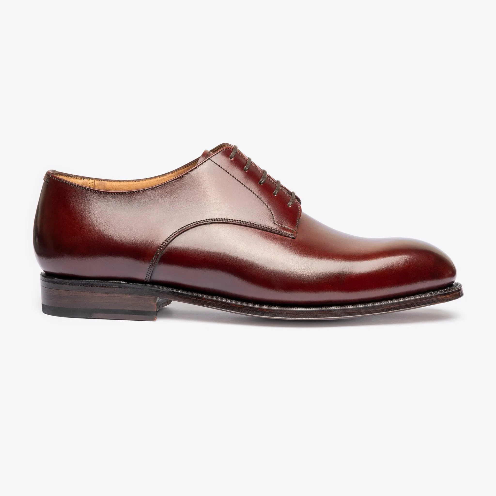 Plain Derby - Burgundy - Char Last