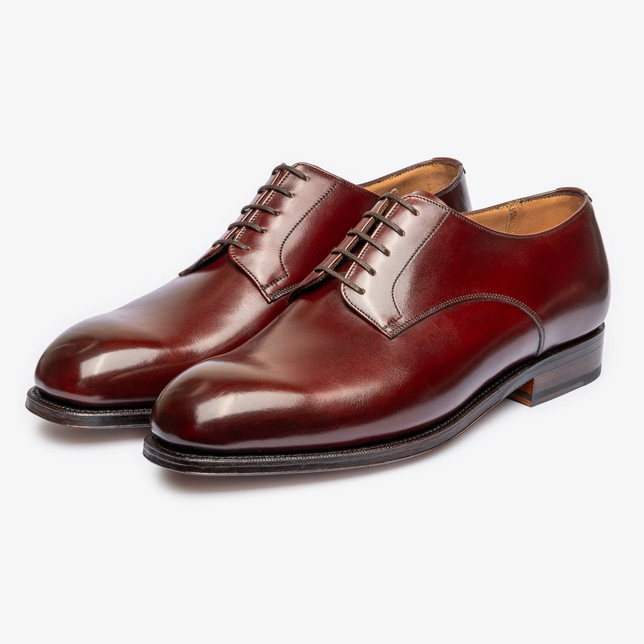 Plain Derby - Burgundy - Char Last