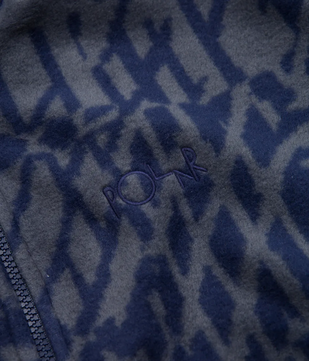 Blue Grey Polar TK Pullover Fleece