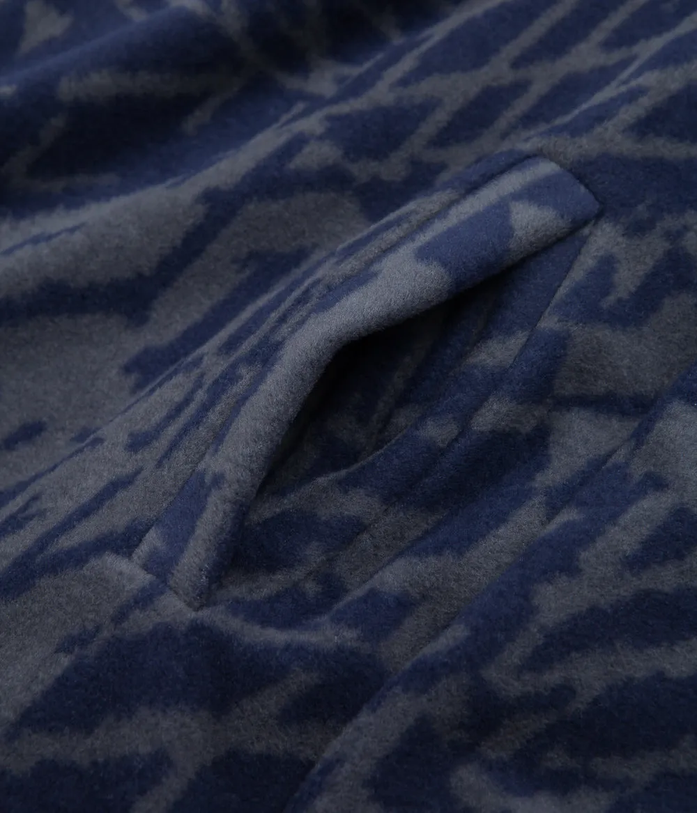 Blue Grey Polar TK Pullover Fleece