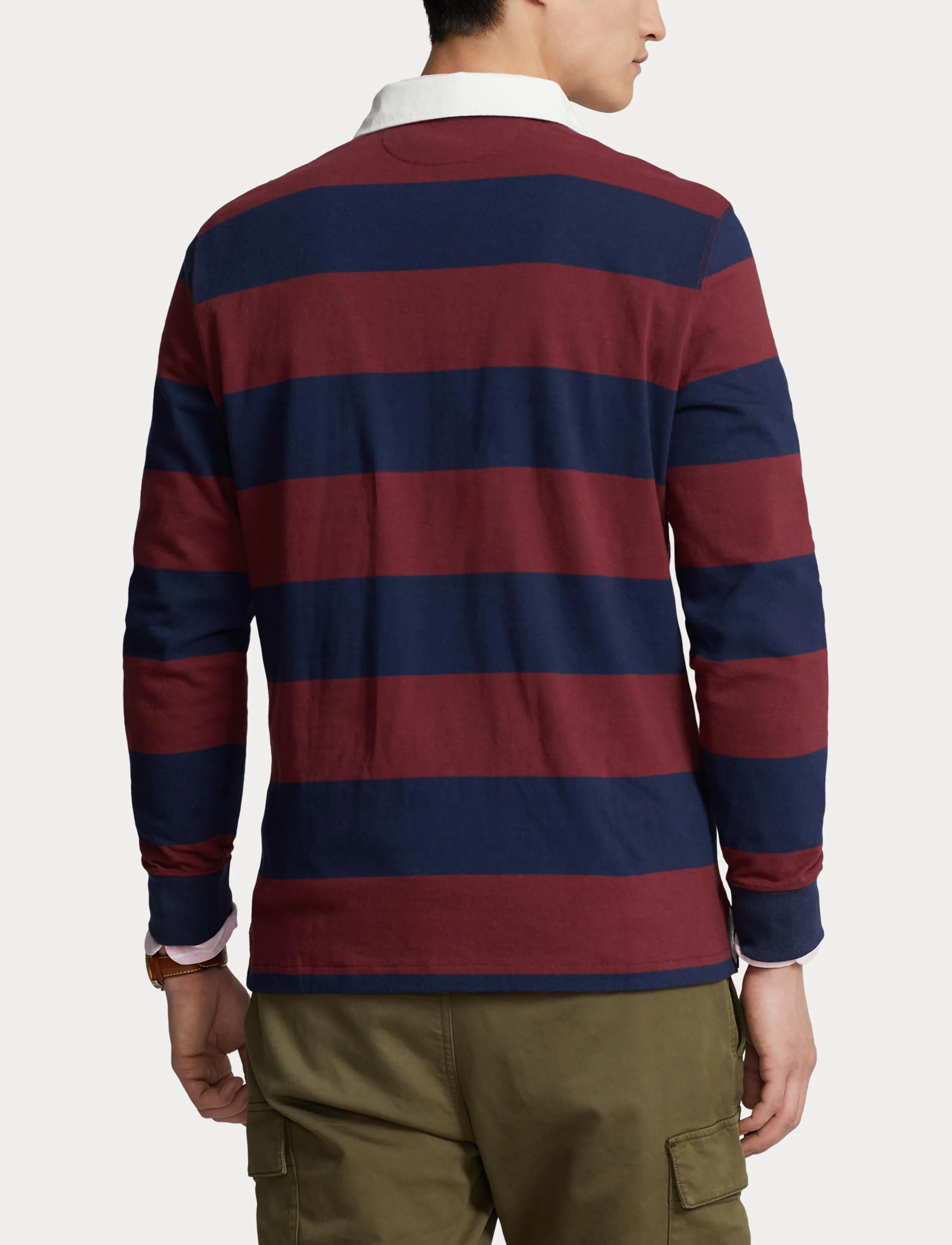 Polo Ralph Lauren LS Rugby Knit Navy/Wine