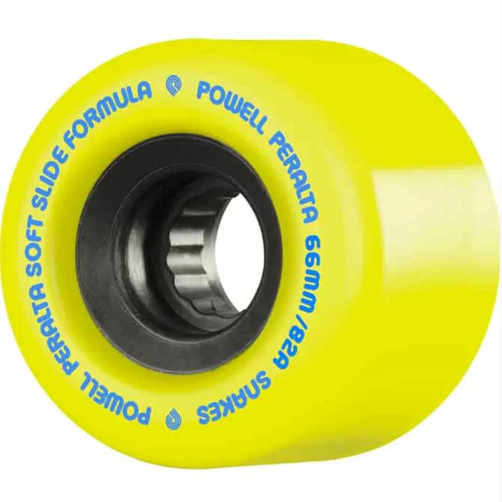 Powell Peralta SSF Snakes Cruiser Wheels Yellow 66mm x 82a - Google friendly: Powell Peralta SSF Snakes Cruiser Wheels Yellow 66