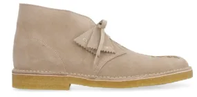 PRE-LOVED  PALM ANGELS X CLARKS LOGO DESERT BOOTS