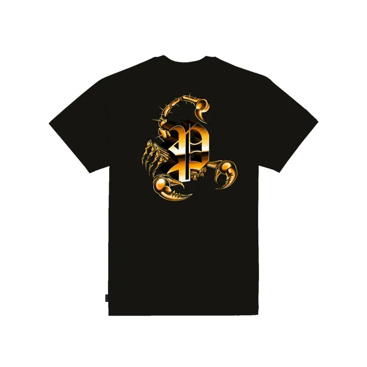 Propaganda SCORPIO PRTS703-01 Logo T-Shirt in Cotone Nero